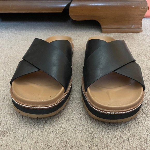 Madewell Dayna Lugsole Slide Sandal in Leather black - Picture 4 of 10